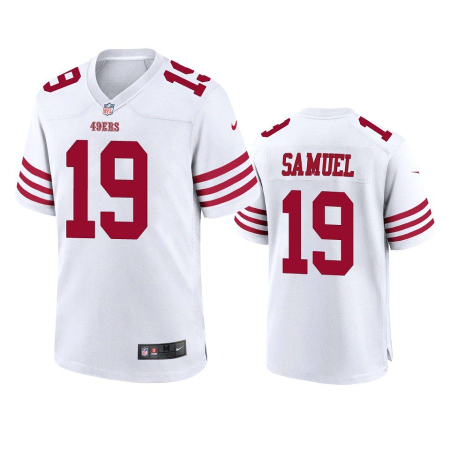 Deebo Samuel San Francisco 49ers White Game Jersey - Jerseyok Shop