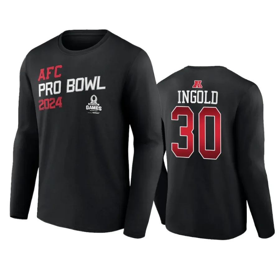 afc alec ingold black 2024 nfl pro bowl long sleeve t shirt