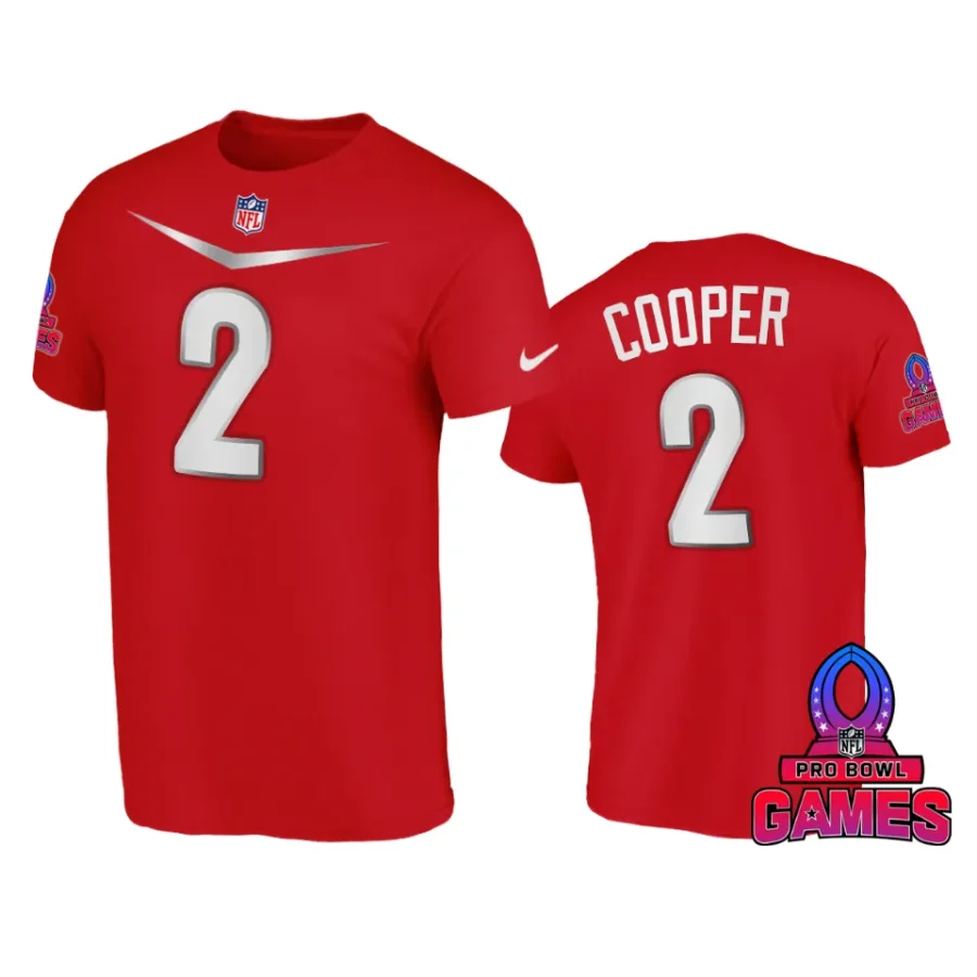 afc amari cooper red 2024 pro bowl games name number t shirt