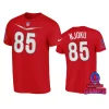 afc david njoku red 2024 pro bowl games name number t shirt