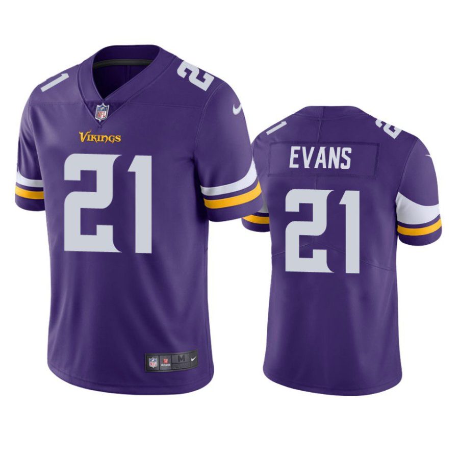 akayleb evans vikings purple vapor jersey