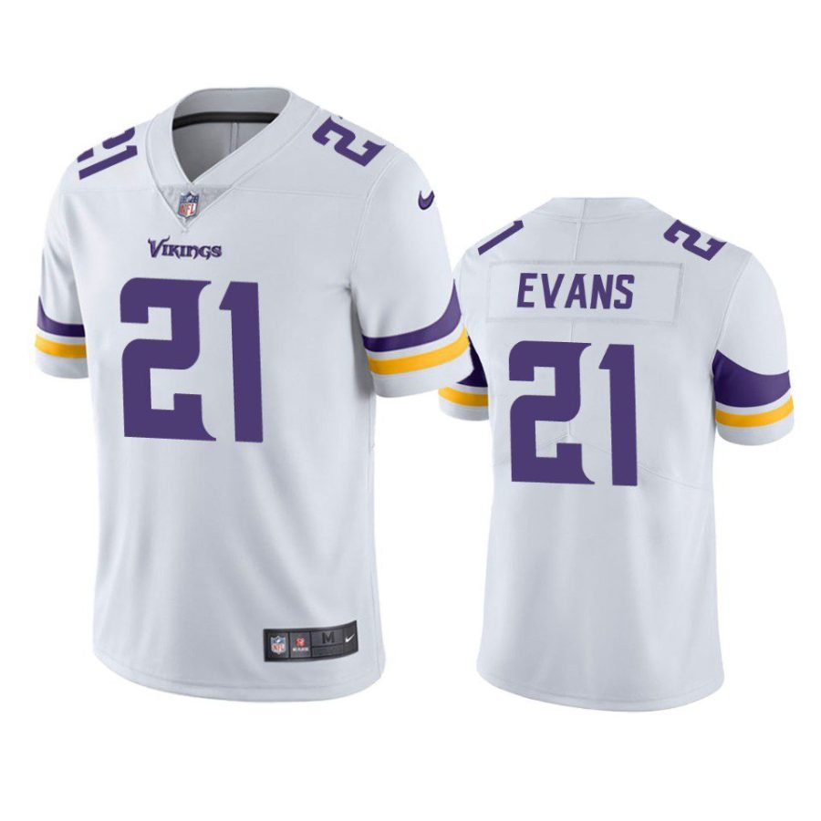 akayleb evans vikings white vapor jersey