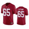 alabama crimson tide jc latham crimson game jersey