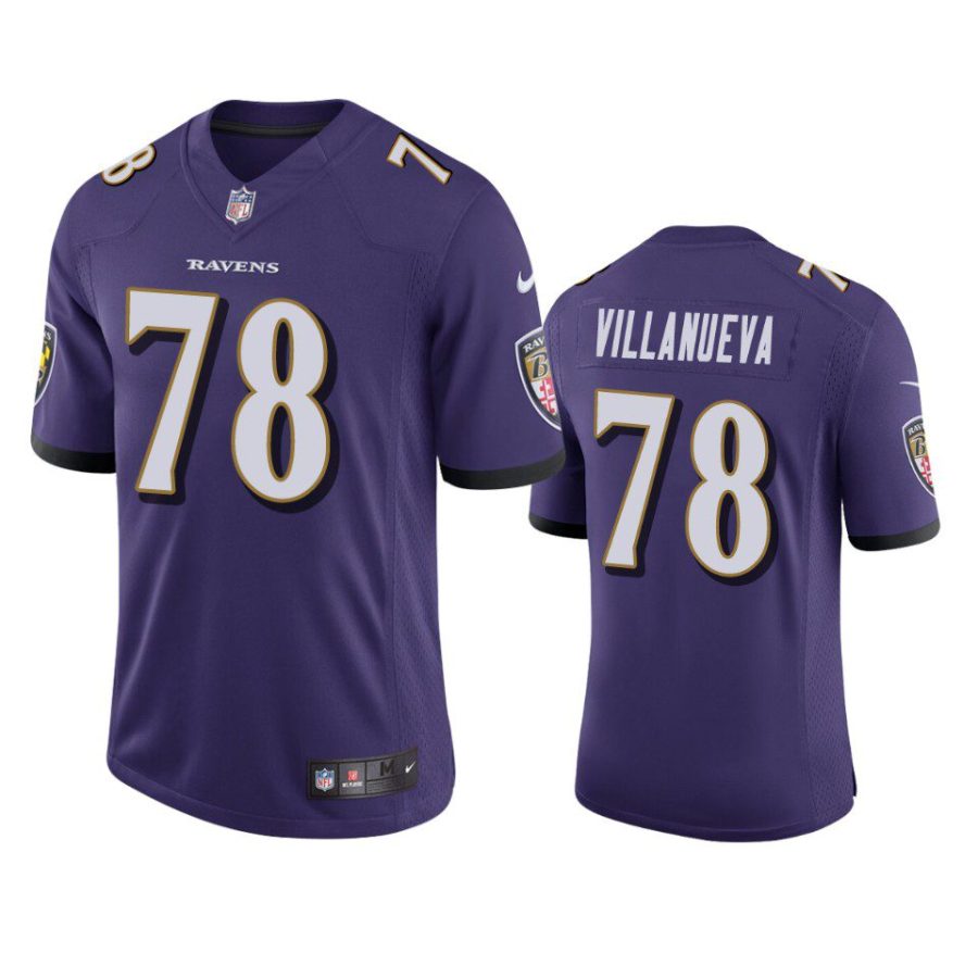 alejandro villanueva ravens purple vapor jersey