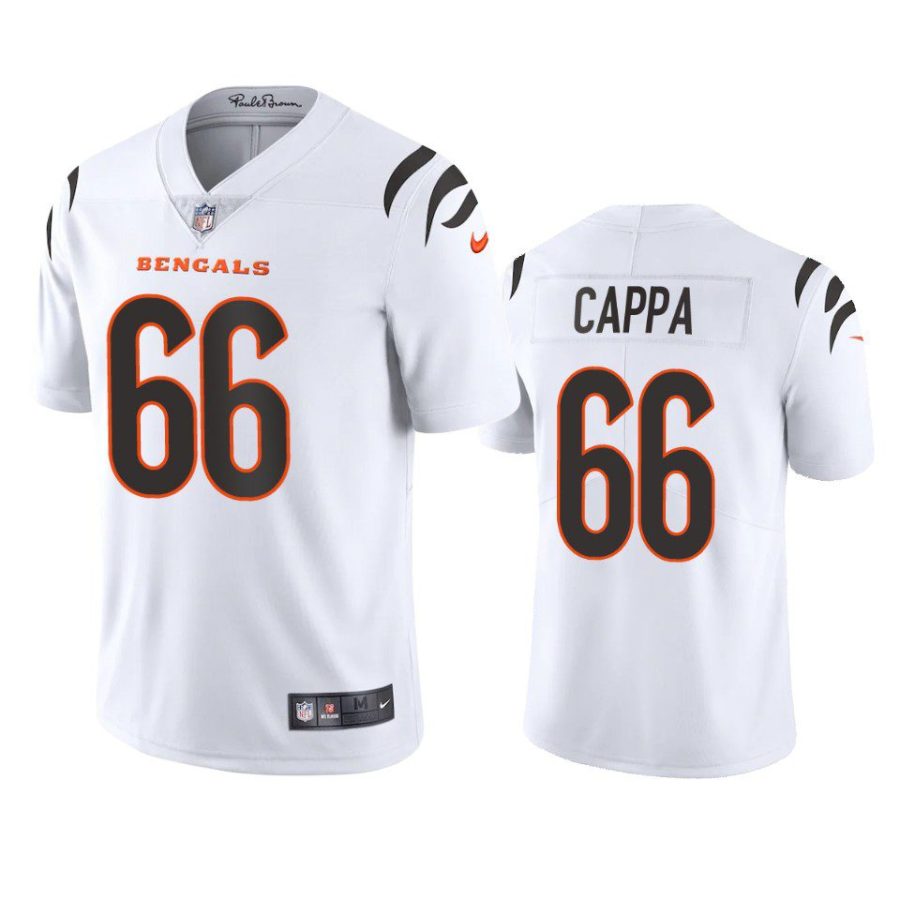 alex cappa bengals white vapor jersey