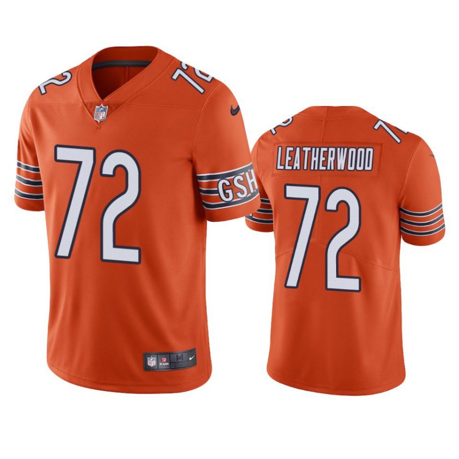 alex leatherwood bears orange vapor limited jersey