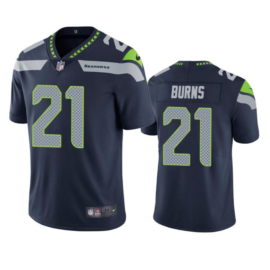 artie burns seahawks navy vapor jersey