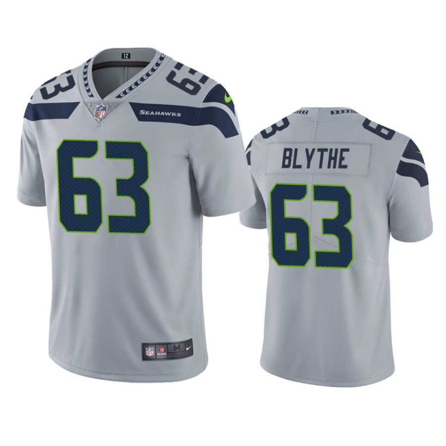 austin blythe seahawks gray vapor jersey