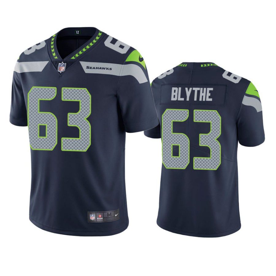 austin blythe seahawks navy vapor jersey