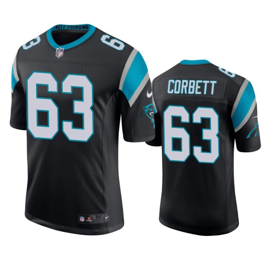 austin corbett panthers black vapor jersey