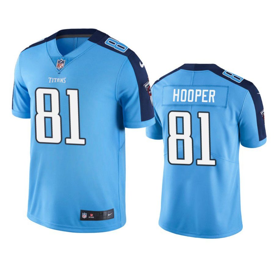 austin hooper titans light blue vapor jersey