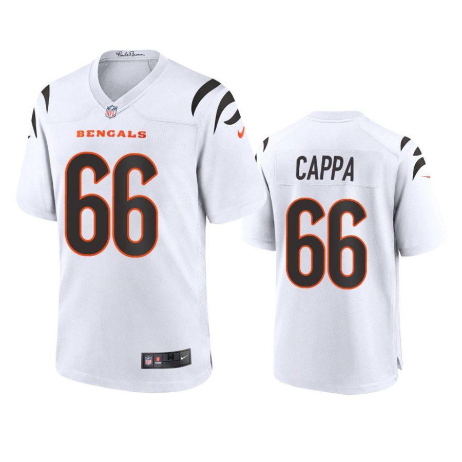 bengals alex cappa game white jersey