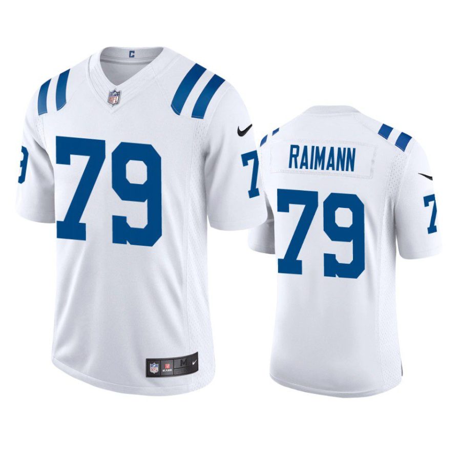 bernhard raimann colts white vapor jersey