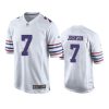 bills taron johnson alternate game white jersey