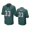 bradley roby eagles green game jersey