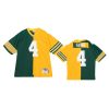 brett favre packers green gold split legacy replica jersey