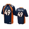 broncos alex singleton game navy jersey