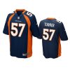 broncos billy turner game navy jersey