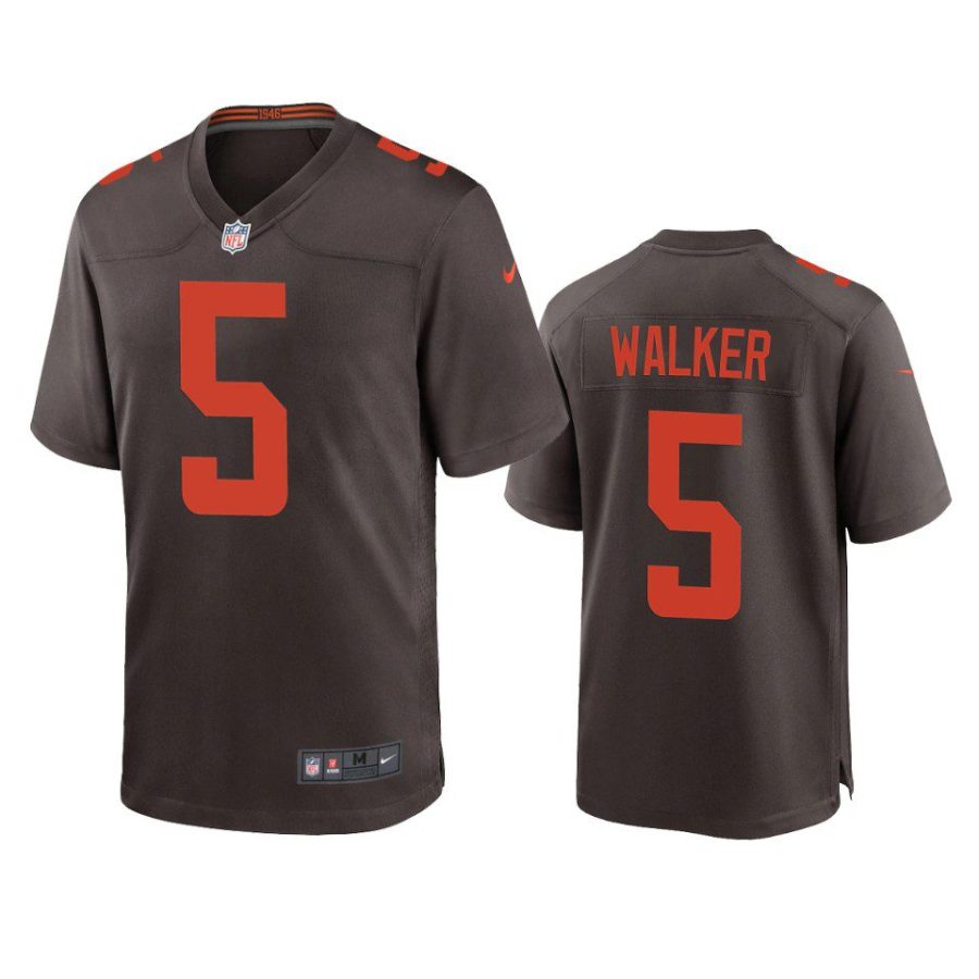 browns anthony walker alternate game brown jersey