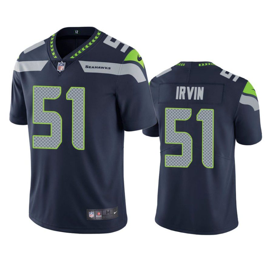 bruce irvin seahawks navy vapor limited jersey