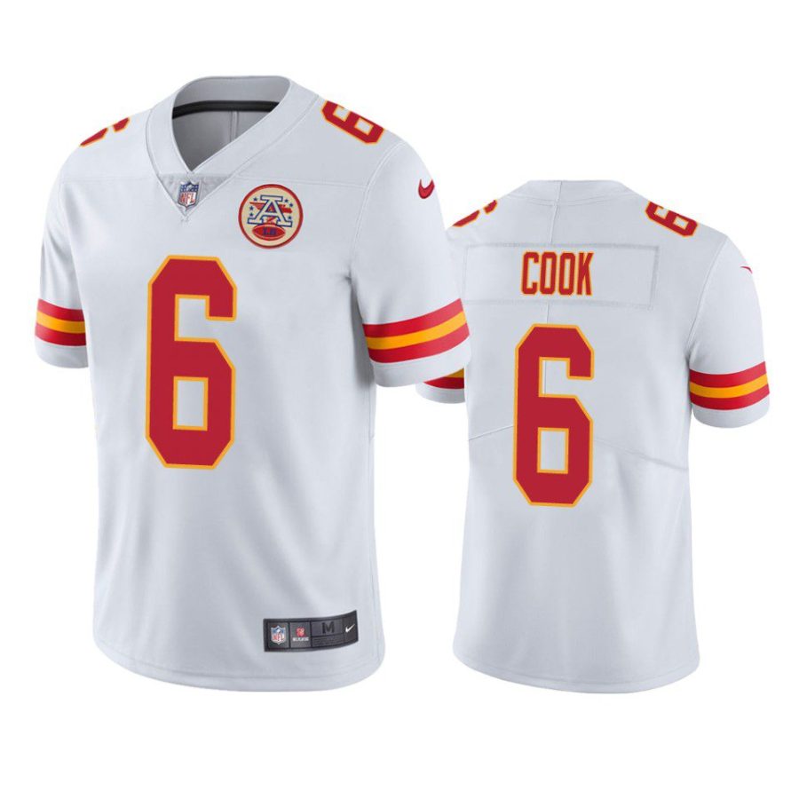 bryan cook chiefs white vapor jersey