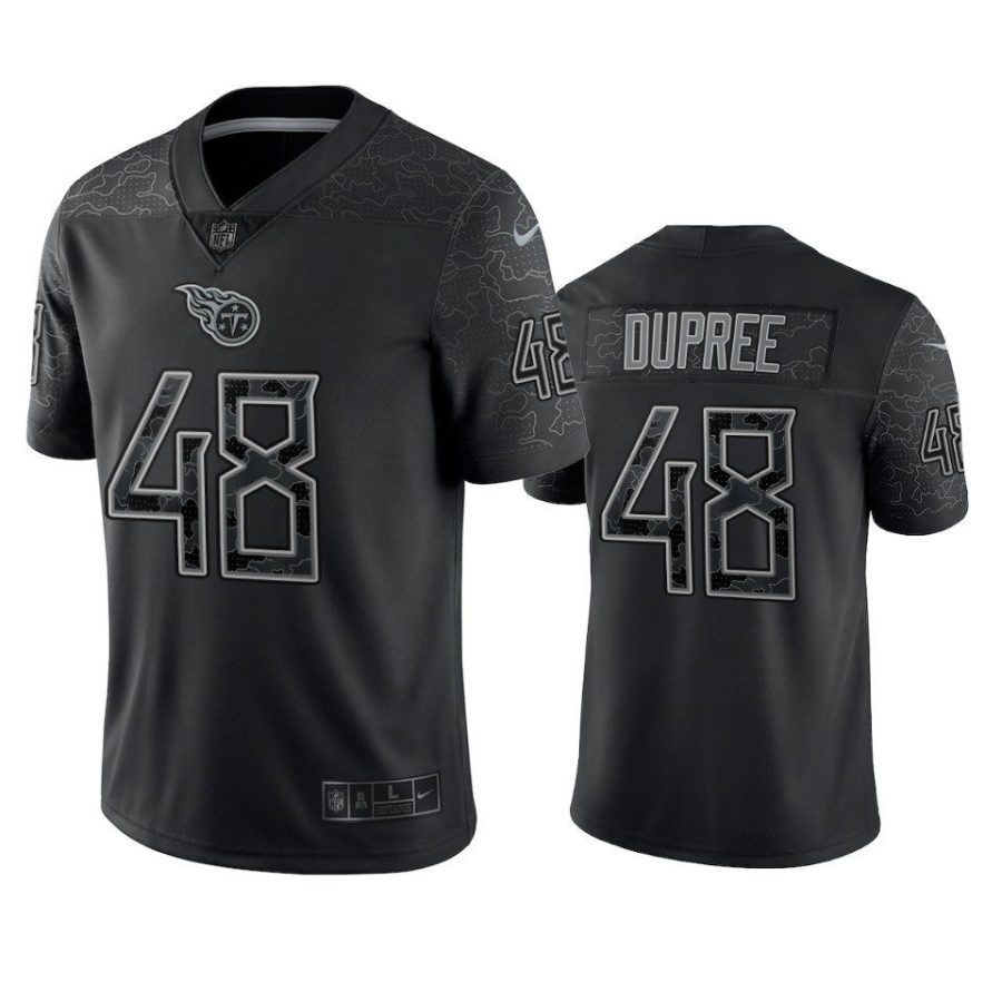 bud dupree titans black reflective limited jersey