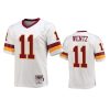 carson wentz commanders white throwback legacy replica jersey