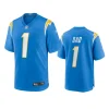 chargers powder blue number 1 dad jersey