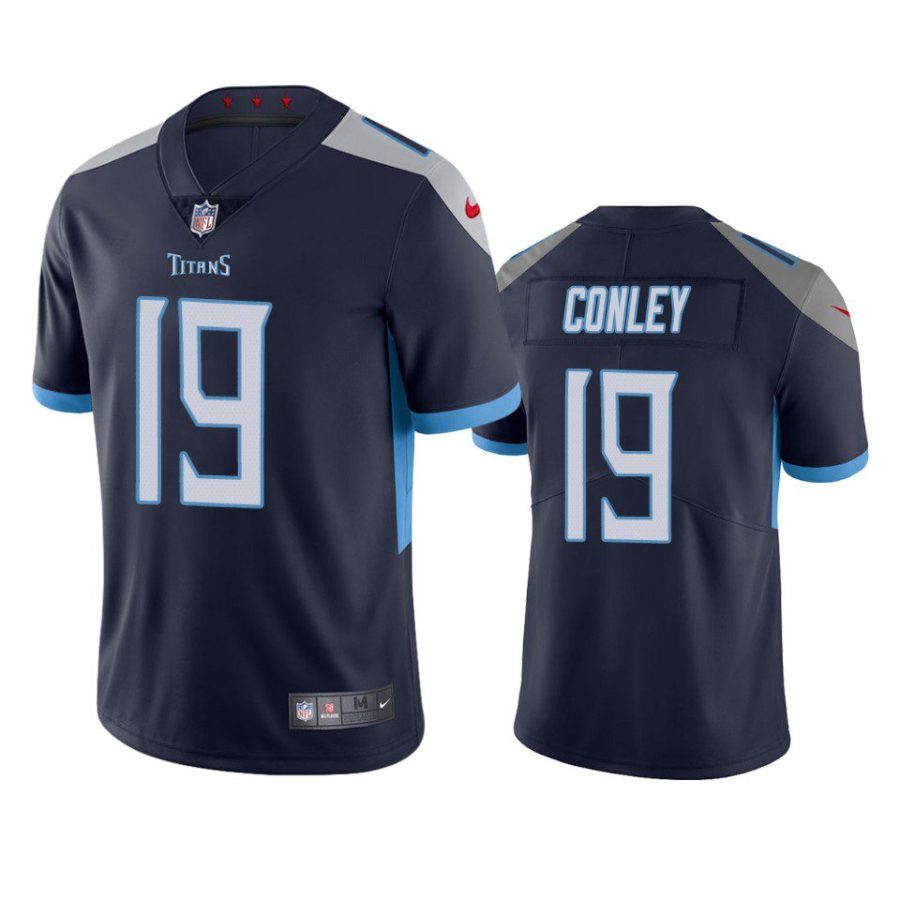 chris conley titans navy vapor limited jersey