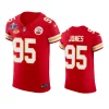 chris jones chiefs jersey 2024 red vapor fuse super bowl lviii