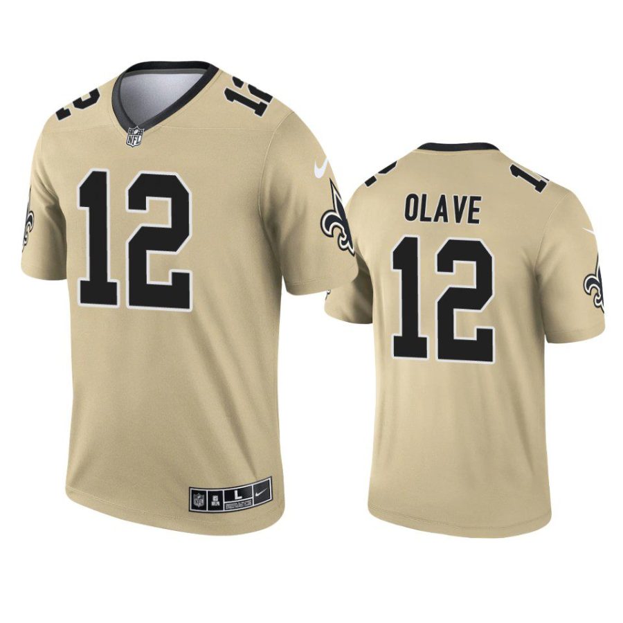 chris olave saints inverted legend gold jersey