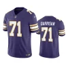 christian darrisaw vikings purple classic f.u.s.e. limited jersey