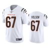 cordell volson bengals white vapor jersey