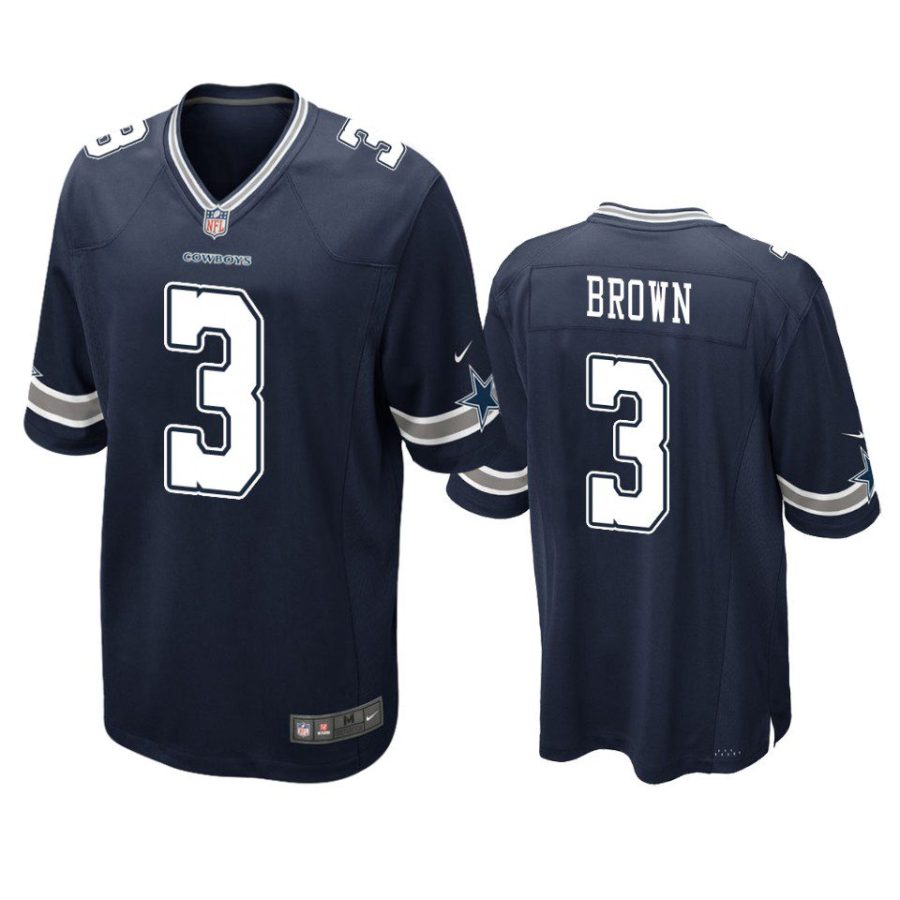 cowboys anthony brown game navy jersey