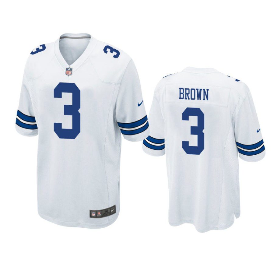 cowboys anthony brown game white jersey