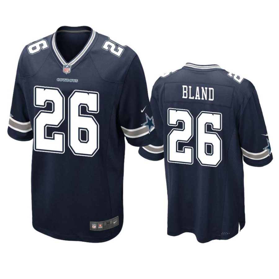 cowboys daron bland game navy jersey