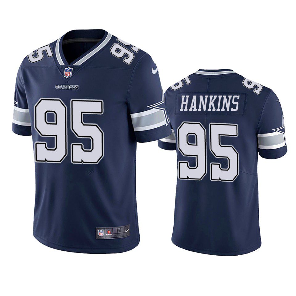 Dallas Cowboys Johnathan Hankins Navy Vapor Limited Jersey - Jerseyok Shop