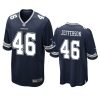 cowboys malik jefferson game navy jersey