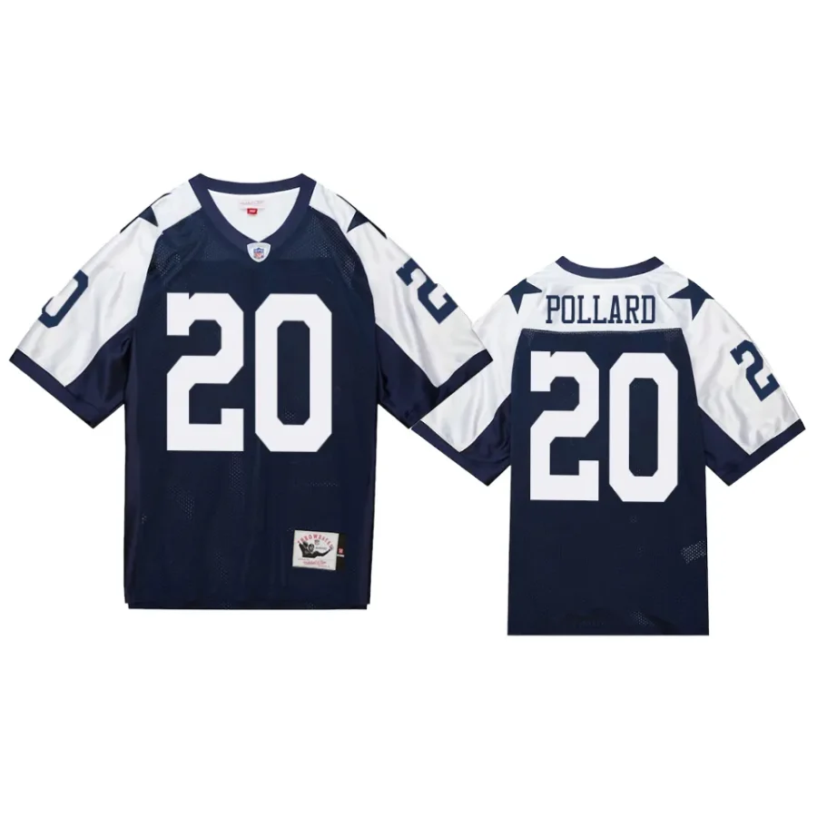 cowboys tony pollard navy 2011 throwback jersey