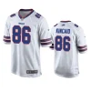 dalton kincaid bills white game jersey