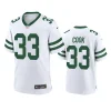 dalvin cook jets legacy game white jersey