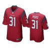 dameon pierce texans game red jersey