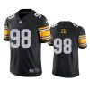 demarvin leal steelers black vapor jersey