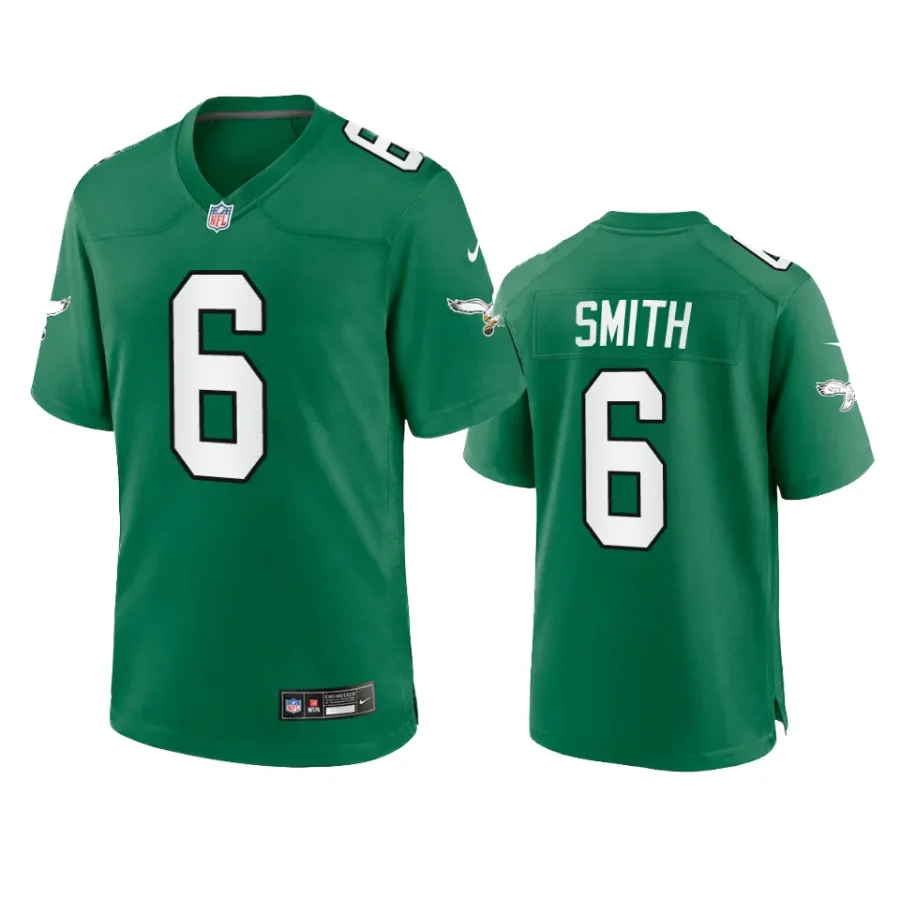 Philadelphia Eagles DeVonta Smith Kelly Green Alternate Game Jersey ...