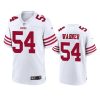 fred warner 49ers white game jersey