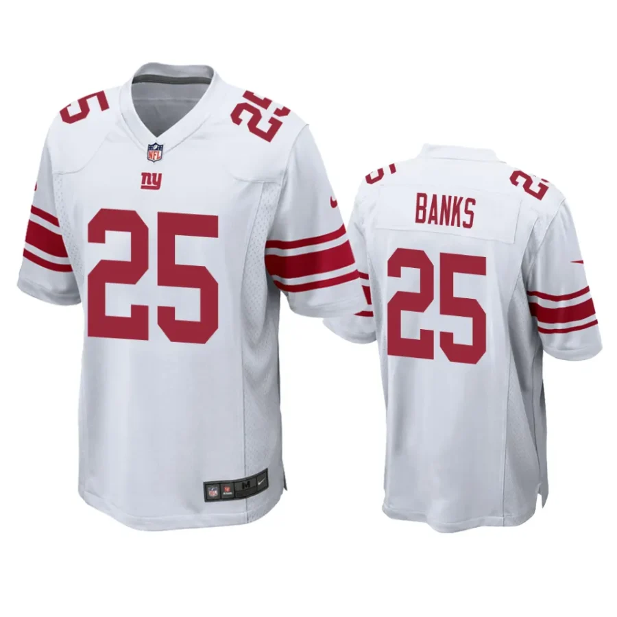 giants deonte banks game white jersey