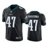 grant calcaterra eagles vapor limited black jersey