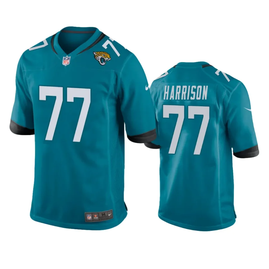 jaguars anton harrison game teal jersey