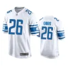 jahmyr gibbs lions white game jersey