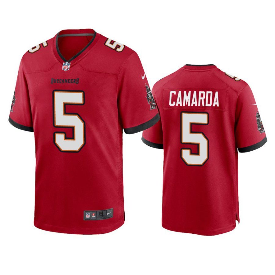 jake camarda buccaneers red game jersey